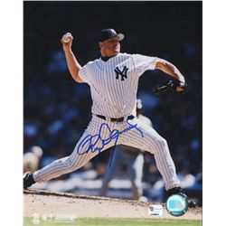 Roger Clemens Signed Yankees 8x10 Photo (GA COA)