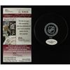 Image 2 : Jeremy Roenick Signed Sharks Logo Puck (JSA COA)