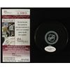 Image 2 : Mark Recchi Signed Flyers Logo Puck (JSA COA)