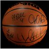 Image 1 : 2002-03 Duke Blue Devils Team Signed Basketball: Krzyzewski, Reddick, Duhon, Jones (PA LOA)
