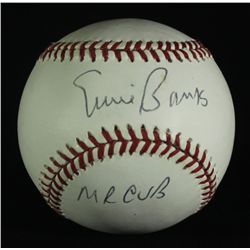 Ernie Banks Signed Baseball: Inscribed "Mr Cub" (JSA COA)