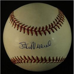 Stan Musial Signed OML Baseball: PSA Graded 7.5 (PSA COA)