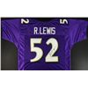 Image 1 : Ray Lewis Signed Ravens Jersey (JSA COA)