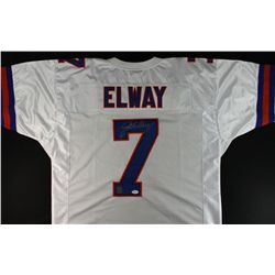 John Elway Signed Broncos Jersey (Elway Hologram & JSA COA)