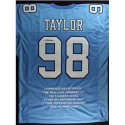 Lawrence Taylor Signed North Carolina Stat Jersey (JSA COA)