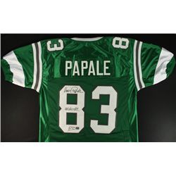 Vince Papale Signed Eagles Jersey: Inscribed "Invincible" (AAA COA)