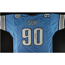 Ndamukong Suh Signed Lions Jersey (JSA COA)