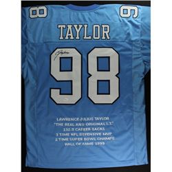 Lawrence Taylor Signed North Carolina Stat Jersey (JSA COA)