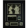 Image 1 : Mickey Mantle & Roger Maris Custom Matted Display Piece with Seat from Yankees Stadium (Steiner LOA)