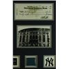 Image 2 : Babe Ruth Custom Matted Display Piece with Seat from Yankees Stadium and Check Copy (Steiner LOA)
