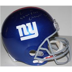 Osi Umenyiora & Hakeem Nicks Signed Giants Full-Size Helmet (Player Holograms)