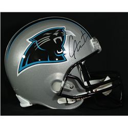 Cam Newton Signed Panthers Full-Size Helmet (Newton Hologram)
