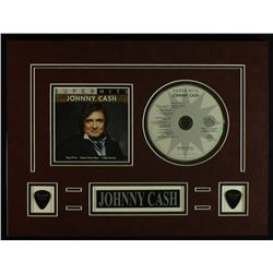 Johnny Cash 12x16 Custom Display with CD