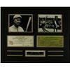 Image 1 : Honus Wagner & Ty Cobb 20x16 Custom Display Piece with Signed Check Copies