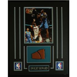 Dwight Howard Magic 16x20 Custom Display with Piece of Basketball