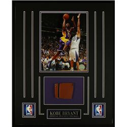 Kobe Bryant Lakers 16x20 Custom Display with Piece of Basketball