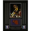 Image 1 : Magic Johnson Lakers 16x20 Custom Display with Piece of Basketball