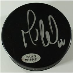 Mario Lemieux Signed Hockey Puck (PAAS COA)