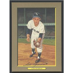 Luis Aparicio Signed White Sox LE 5x7 Perez Steele Great Moments HOF Postcard (AR COA)