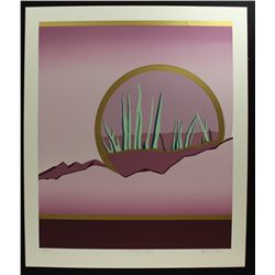 "Moon Tide" LE 23x27 Serigraph by Bruce Capra: #7/500 (PA LOA)
