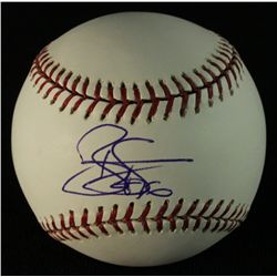 Reggie Sanders Signed Baseball (GA COA)
