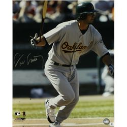 Eric Chavez Signed Athletics 16x20 Photo (GA COA)
