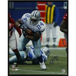 Marion Barber Signed Cowboys 16x20 Photo (SOP COA)