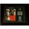 Image 1 : Tiger Woods Custom Framed 28x24 Photo Display Piece with Authentic 2006 British Open Badge
