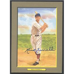 Rick Ferrell Signed Red Sox LE 5x7 Perez Steele Great Moments HOF Postcard (GA COA)