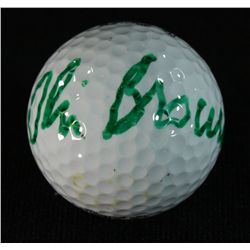 Olin Browne Signed Golf Ball (GA COA)