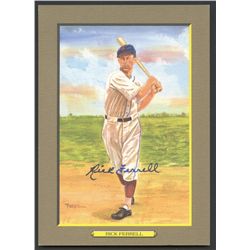 Rick Ferrell Signed Red Sox LE 5x7 Perez Steele Great Moments HOF Postcard (AR COA)