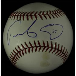 Fausto Carmona Signed OML Baseball (PSA COA)