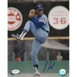 Lee Smith Signed Cubs 8x10 Photo (JSA)