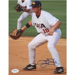 Justin Smoak Signed Team USA 8x10 Photo (JSA)