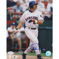 Rafael Palmeiro Signed Rangers 8x10 Photo (JSA)