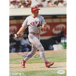 Rafael Palmeiro Signed Rangers 8x10 Photo (JSA)