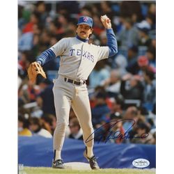 Rafael Palmeiro Signed Rangers 8x10 Photo (JSA)
