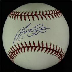 Marcus Giles Signed OML Baseball (PSA COA)