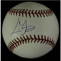 Chris Young Signed OML Baseball (Tristar COA)