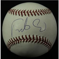 Fausto Carmona Signed OML Baseball (Tristar COA)