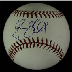 Josh Barfield Signed OML Baseball (Tristar COA)