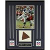 Image 1 : Troy Aikman Cowboys 16x20 Custom Display Piece with Piece of Football