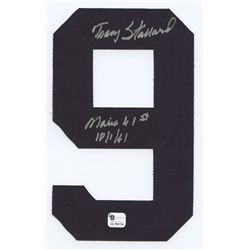 Tracy Stallard Signed Red Sox Jersey Number: Inscribed "Maris 61st 10/1/61" (GA COA)