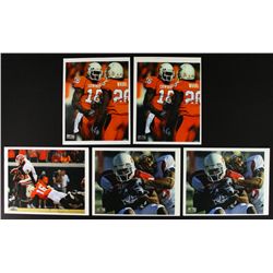 Lot of 5 Perrish Cox Signed Oklahoma State 8x10 Photos (USC)