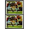 Image 1 : Lot of 2 Earl Thomas Signed Texas 8x10 Photos (USC)