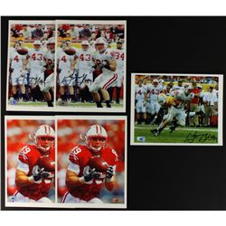 Lot of 5 Garrett Graham Signed Wisconsin 8x10 Photos (USC)