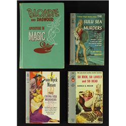 Lot of 4 Vintage 1940-1950s Crime Title Books