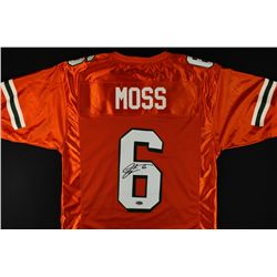 Santana Moss Signed University of Miami Jersey (In The Game COA)