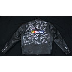 NASCAR Leather Jacket Signed by 32: Richard Petty, Jeff Gordon, Jimmie Johnson  (JSA LOA)