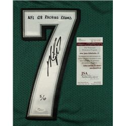 Michael Vick Signed Eagles Jersey: Inscribed "NFL QB Rushing Record" #5/10 (JSA COA)